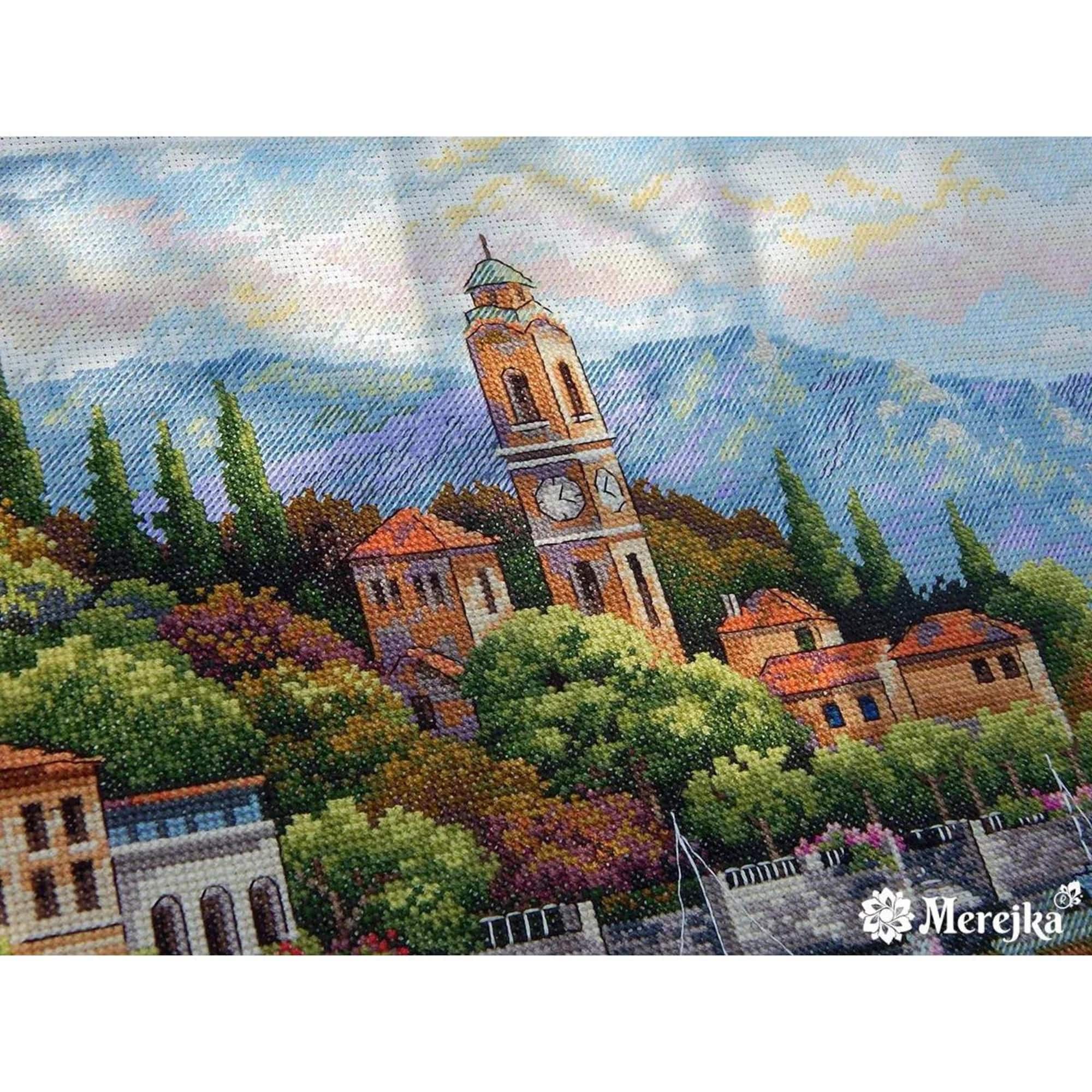 Merejka® Lago di Como Counted Cross Stitch Kit